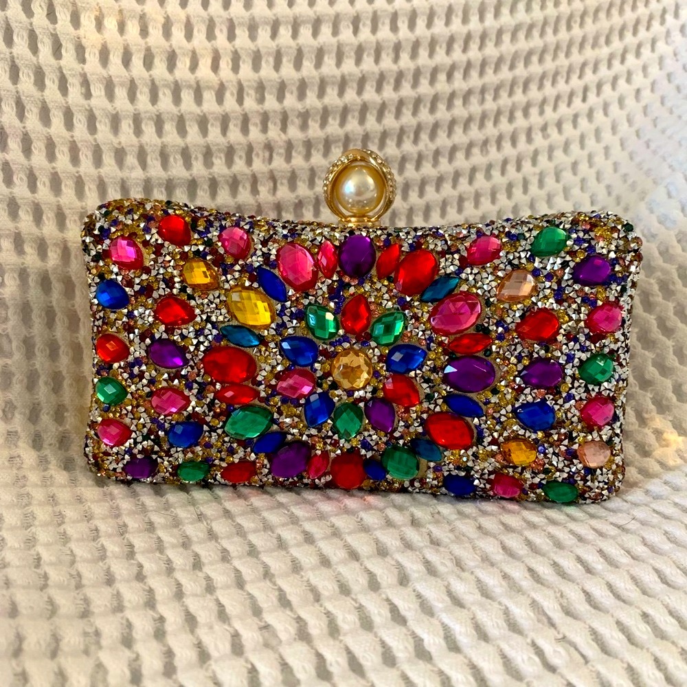 Jeweled evening bag